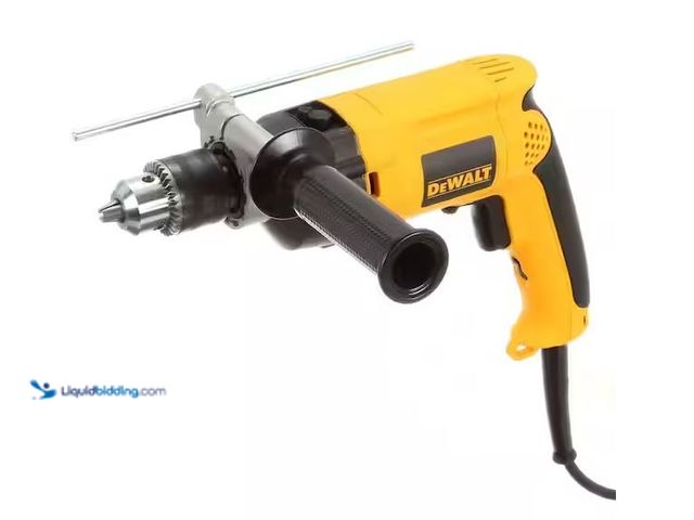 Lot 49-3482575 - DEWALT 7.8 Amp Corded 1/2 in. Variable Speed Reversible Hammer Drill Model # DW511, Used, Tested Wor...
