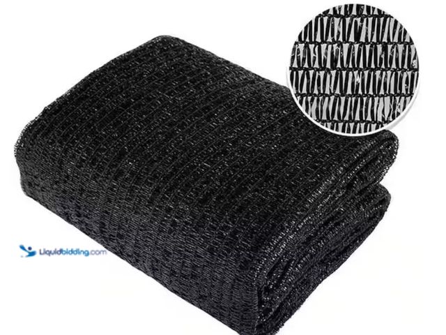 Lot 49-2006356 - Lot of (3) Agfabric 6 ft. x 8 ft. 30% Sun-Block Shade Cloth Net Mesh Shade for Garden Patio and Plan...