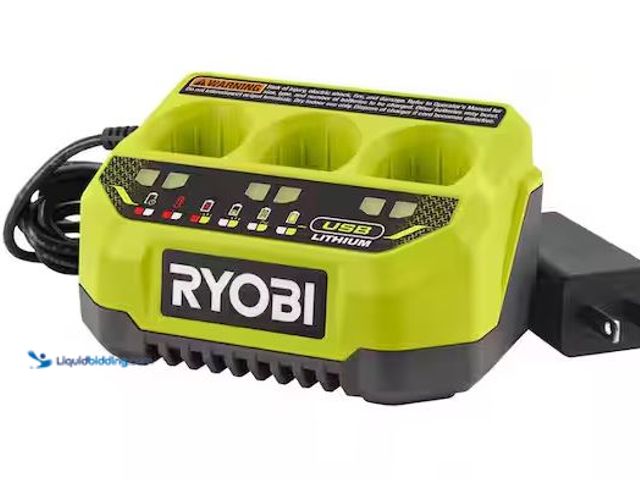Lot 49-5450685 - RYOBI
USB Lithium 3-Port Charger Internet # 321369265
Model # FVCH01
Store SKU # 1008371260 Item ...