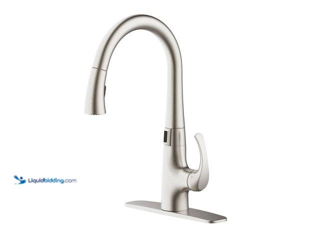 Lot 49-3616892 - Glacier Bay Touchless Pull-Down Kitchen Faucet in Spot Resist Stainless - Slightly used condition - ...