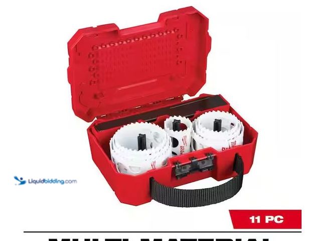 Lot 49-1568766 - Milwaukee Hole Dozer General Purpose Bi-Metal Hole Saw Set (11-Piece) Model # 49-22-4020, Unused  Re...