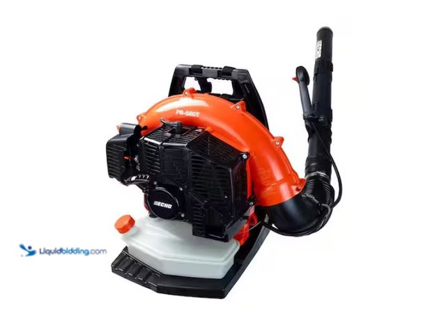 Lot 49-1628005 - ECHO 216 MPH 517 CFM 58.2cc Gas 2-Stroke Backpack Leaf Blower with Tube Throttle, Model # PB-580T, S...