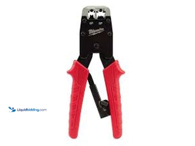 Lot 49-5485501 - Milwaukee Ratcheting Modular Crimper. Model # 48-22-3076. Unused