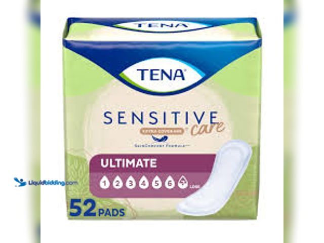 Lot 49-5541955 - Tena Sensitive Care Incontinence Pads, Postpartum & Bladder Control Pads for Women, Ultimate Absorbe...