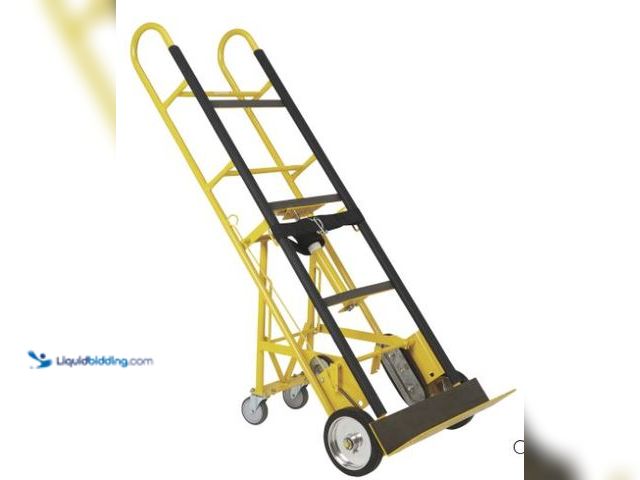 Lot 49-3539629 - Strongway Industrial Appliance Hand Truck 1200-Lb. Capacity, 2 or 4 Wheel Position, Rubber Coated St...