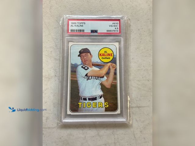 Lot 49-1505273 - COLLECTIBLE WOW GRADED CARD! 1969 TOPPS AL KALINE #410 PSA GRADED 4.5 VG-EX+ #COINS1211