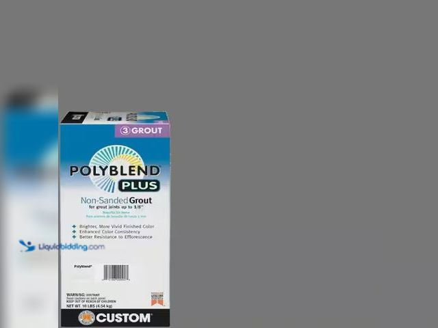 Lot 49-3528614 - Custom Building Products
Polyblend Plus #19 Pewter 10 lb. Unsanded Grout
Q (2 pk) item is unused.