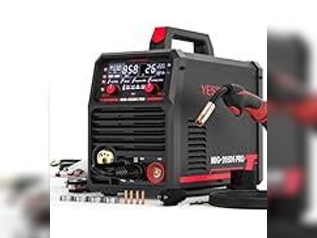 Lot 49-5548840 - YESWELDER 205A Tig Welder with Pulse Large LED Display, STICK/DC TIG/PULSE TIG 3 In 1, 110&220V Dual...
