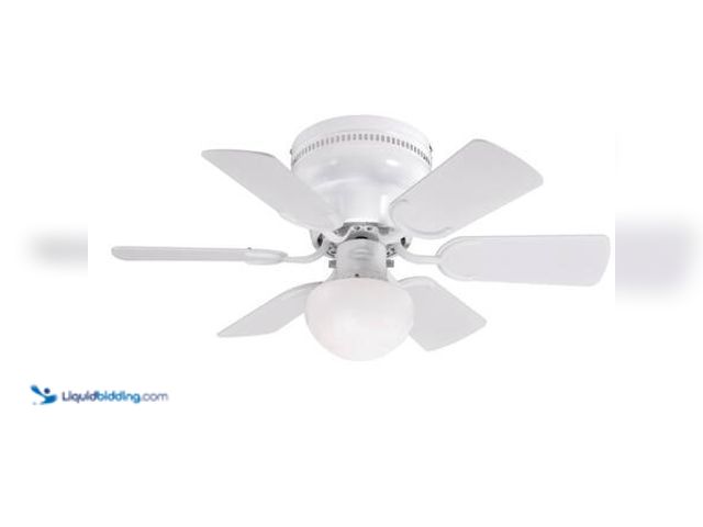 Lot 49-5548944 - Westinghouse Petite 30 in. LED White Ceiling Fan with Light Kit Model # 7230800 NEW. OPENED TO VERIF...
