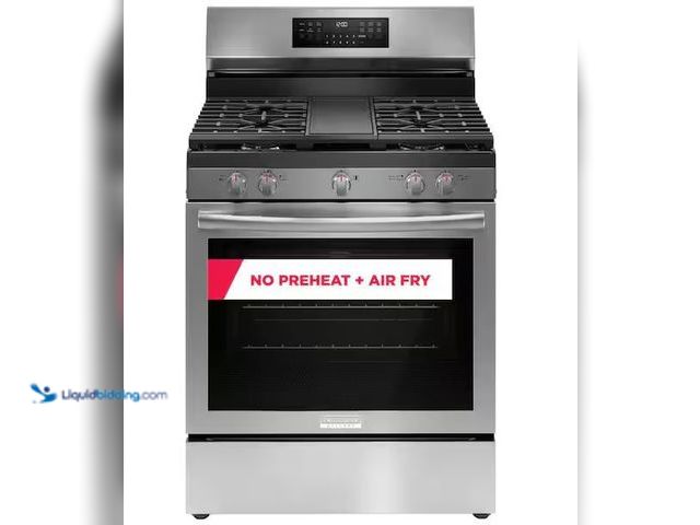 Lot 49-1572003 - FRIGIDAIRE Gallery 30 in. 5 Burner Freestanding Gas Range in Stainless Steel with True Convection an...