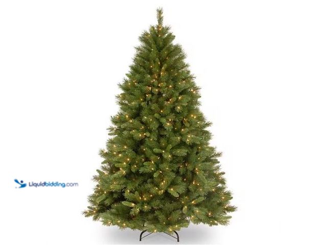 Lot 49-1572082 - National Tree Company 6.5 ft. Winchester Pine Artificial Christmas Tree with Clear Lights Model # WC...