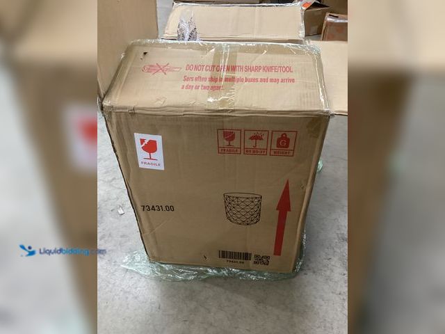 Lot 49-5486427 - Outdoor Textured Pillar Patio Decoration (Antique White) Item is unused