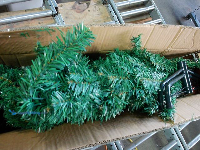 Lot 49-1542696 - Green Christmas Tree 4 ft, Artificial Christmas Tree, Kids Christmas Tree, Christmas Tree with Light...