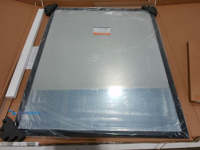 Lot 49-2025300 - 24 in. x 30 in. Bathroom Mirror in Black Frame, Model # BM063V4BINA5X, Unused.   Ref#PA0930