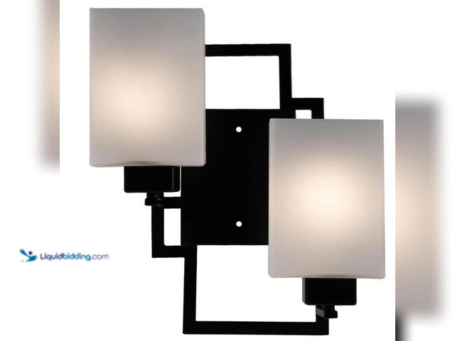 Lot 49-1526994 - Chinese Wall Lamp - UL-Rated Wall-Mounted Decorative Lamp with Metal Frame & Matte Gold Fiberglass L...