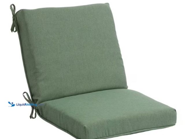 Lot 49-2022572 - Lot of (2) Hampton Bay 20 in. W x 17 in. D CushionGuard Mid Back Dining Chair Outdoor Universal Cush...