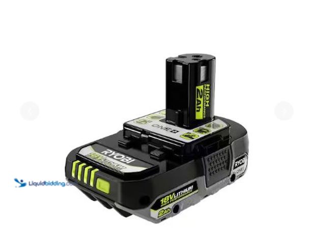 Lot 49-1597214 - Lot Containing (1) RYOBI ONE+ 18V 2.0 Ah Lithium-Ion HIGH PERFORMANCE Battery Model # PBP003, and (1...