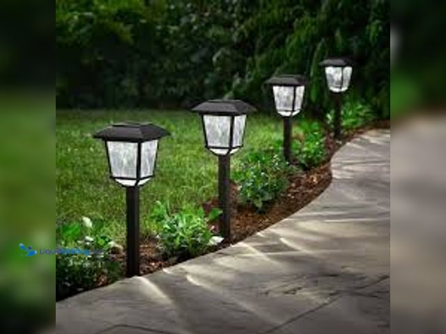 Lot 49-5407573 - 6 pack - Hampton Bay Terrace Park 10 Lumen Black LED Weather Resistant Outdoor Solar Path Light with...