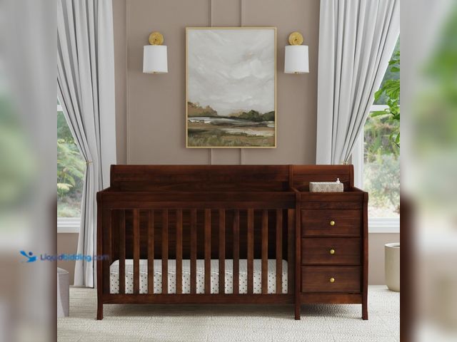 Lot 49-3536809 - DaVinci Kalani 4-in-1 Convertible Baby Crib & Changing Table Combo - GREENGUARD Gold Certified - Tod...