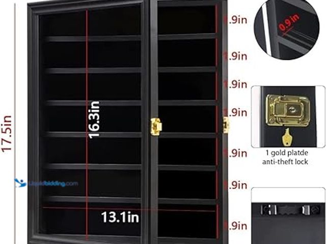 Lot 49-5438030 - Jinchuan Knife Display Case Pocket Knife Display Stand Military Folding Knife Shadow Box Wall Cabine...