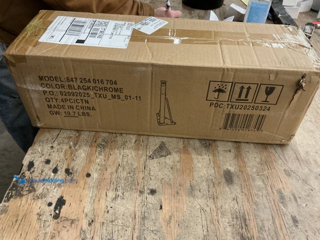 Lot 49-3532440 - Tapered Metal Table Legs XU-LEG-SHORT-GG New