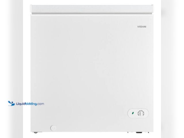 Lot 49-5452385 - Vissani
7.0 cu. ft. Manual Defrost Chest Freezer with LED Light in White Garage Ready. SKU # 100962...