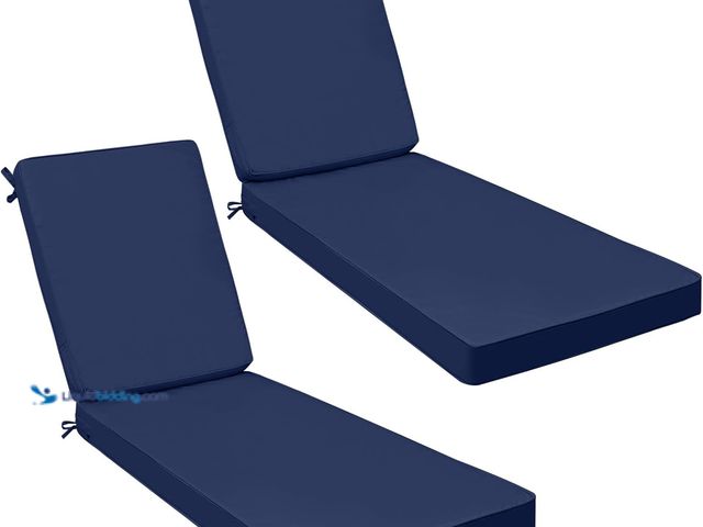 Lot 49-5483719 - AAAAAcessories Outdoor Chaise Lounge Cushions, Waterproof Patio Furniture Replacement Cushions, Fade...