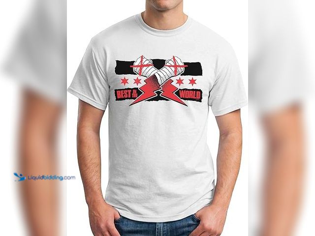 Lot 49-5485279 - QTY 2 - CM Punk AEW Best In The World T-shirt.