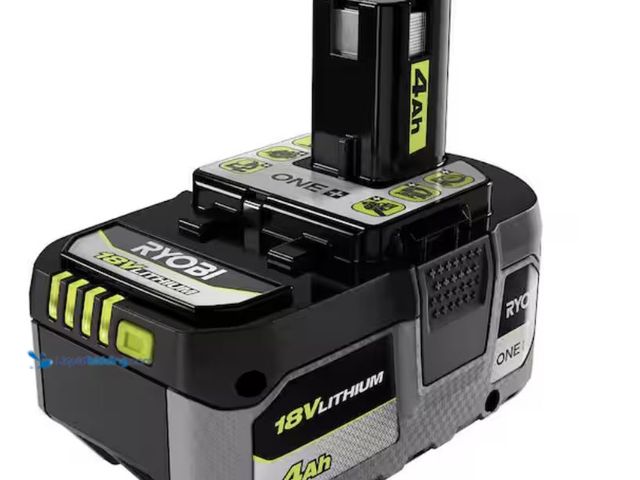 Lot 49-2020991 - RYOBI ONE+ 18V Lithium 4.0 Ah Battery, Model # PBP004. MSRP: $129.00.  Slightly used, Unable to test...