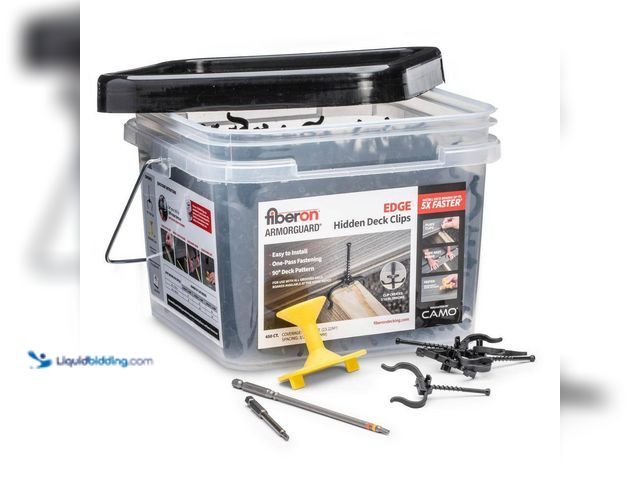 Lot 49-5543624 - Fiberon
ArmorGuard EDGE Hidden Deck Clip (450 Count). Model # BKT BRD CE AG 450CT. Unused