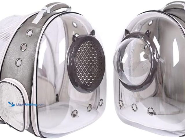 Lot 49-5459632 - Expandable Cat Carrier Backpack, Backpack for Cats Kitten Small Puppy, Airline Approved Cat Bubble B...