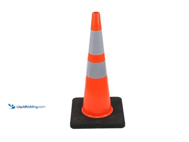 Lot 49-5435277 - 28 in. Orange Reflective PVC Injection Molded Cone Unused