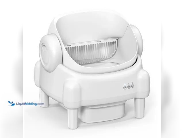 Lot 49-1556370 - Cumrige M5 Automatic Cat Litter Box | Self-Cleaning Cat Litter Box Model #M5, Slightly Used  Ref#BUL...