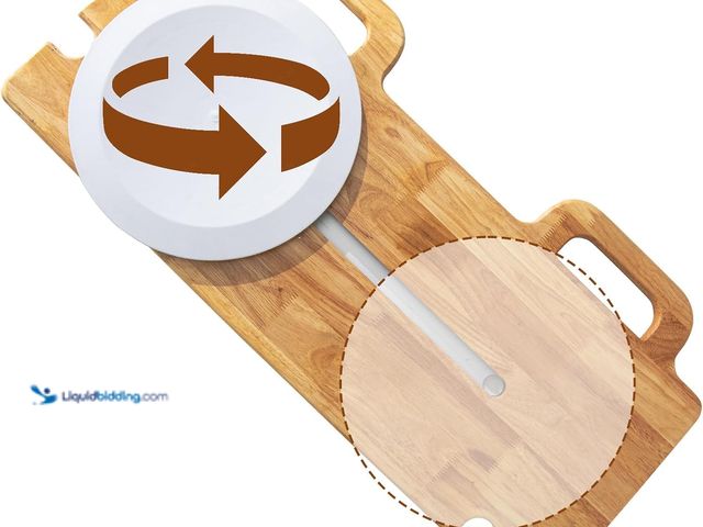 Lot 49-5463579 - FSA Eligible, Slide Transfer Board,Slide Board with Turntable,Make Transfers Easier,Heavy-Duty Slidi...