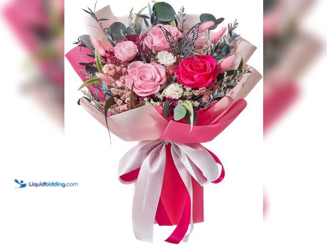 Lot 49-5437439 - Polylove Flowers for Delivery Prime Forever Flowers Bouquet Preserved Roses Bouquet Flower Gift for ...