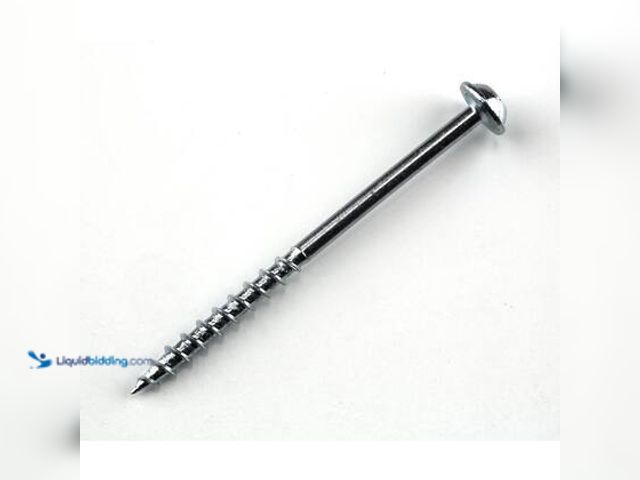 Lot 49-5544372 - Kreg #8 x 2-1/2 in. Square Drive Round Head Zinc Coarse Pocket-Hole Screw (125-Pack). Model # SML-C2...