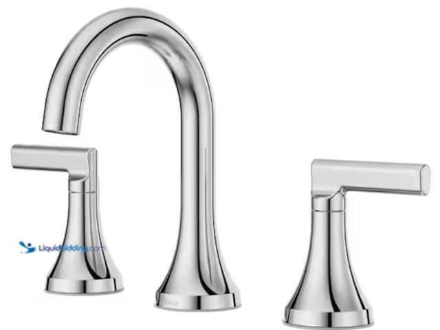 Lot 49-2006324 - Pfister Vedra 8 in. Widespread Double Handle High Arc Bathroom Faucet with Drain Kit Included in Pol...