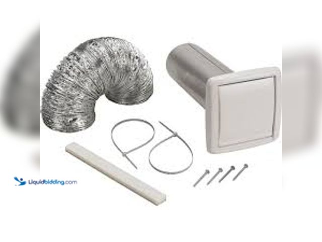 Lot 49-5448980 - Broan-NuTone Wall Vent Ducting Kit. Model # WVK2A. Unused