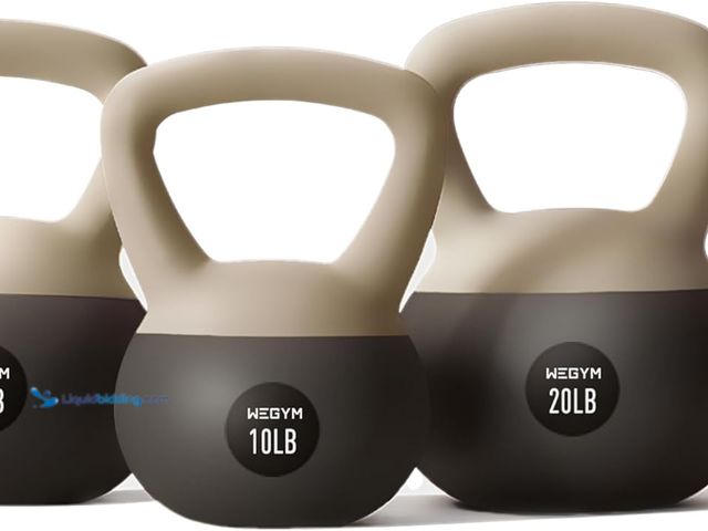 Lot 49-5552993 - WeGym Soft Kettlebells and Kettlebell Sets for Home Strength Training | 10-15-20 lb Weight Options w...