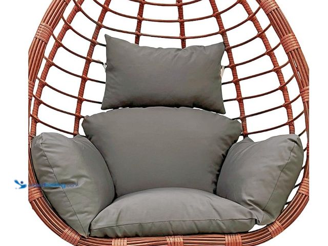 Lot 49-1566956 - ZYANLING Swing Egg Cushion Replacement Outdoor Hanging Basket Seat Cushion Pillow Foldable Hanging E...
