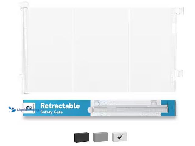 Lot 49-5561075 - BABY PROOF ME
Baby and Pet Retractable Safety Gate, Mesh 71 in. W x 34 in. Tall, Unused