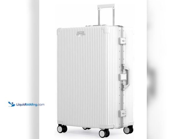 Lot 49-1516888 - Nobl Travel Zipperless Check In Suitcase - Aluminum Frame, Check In luggage 30.2x20x12 Airline Appro...