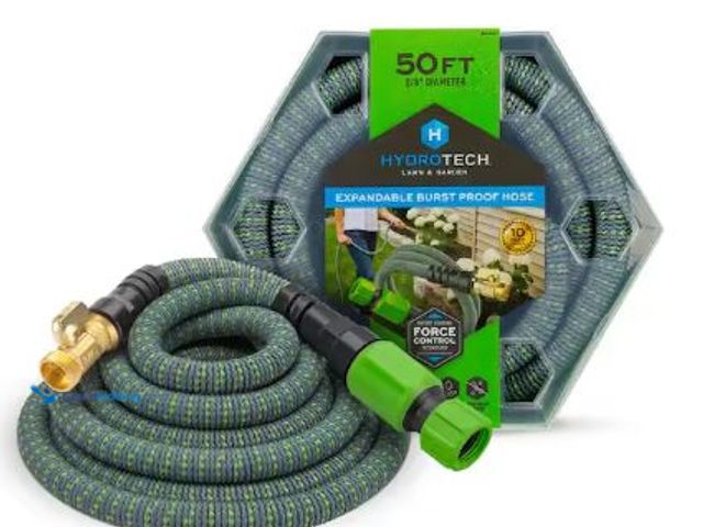 Lot 49-1517138 - Hydrotech
5/8 in. Dia. x 50 ft. Expandable Garden Water Hose, Model # 8989, Unused  Ref#HDSR-0710