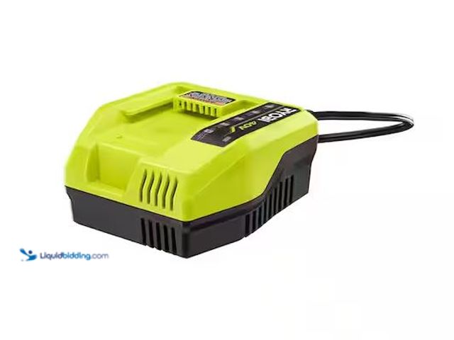 Lot 49-5573131 - RYOBI
40V Lithium-Ion Fast Charger, Unused, Works