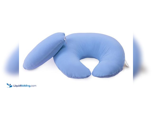 Lot 49-5487062 - Dr. Mama's Organics Nursing Pillow with Lumbar Support - Ergonomic Design Helps Relieve Back Pain an...