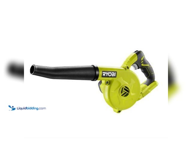 Lot 49-5541592 - RYOBI
ONE+ 18V Cordless Compact Workshop Blower (Tool Only). Model # P755. Unused, tested works pow...
