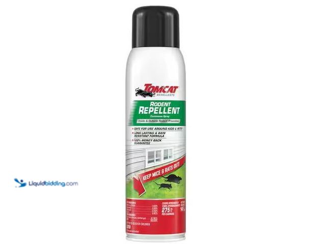 Lot 49-1548642 - (8) TOMCAT 14 oz. Rodent Repellent for Indoor and Outdoor Mouse and Rat Prevention, Continuous Spray...