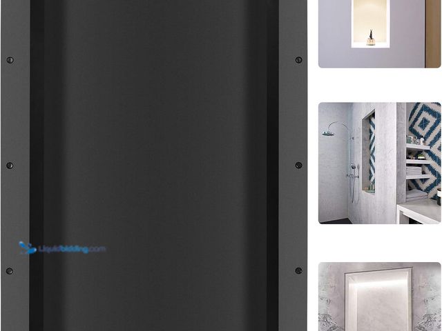Lot 49-3564611 - Suteck Shower Niche, 17" x 25" x 3.8" Shower Single Shelf, Rectangle Ready to Tile Niche for Bathroo...