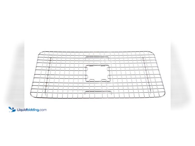 Lot 49-5410546 - SINKOLOGY SinkSense Wren 27 in. x 15 in. Stainless Steel Kitchen Sink Bottom Grid in Stainless Steel...