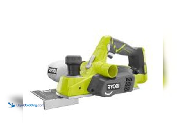 Lot 49-3525629 - RYOBI ONE+ 18V Cordless 3-1/4 in. Planer (Tool Only) with Dust Bag. Model # P611. Unused